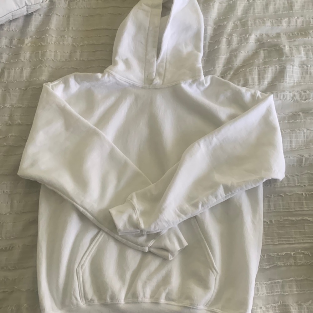 White hoodie